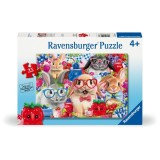 Cumpara ieftin Ravensburger - Puzzle iepurasi si fructe de padure 35 piese