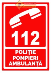 Indicatoare de securitate 112 foto
