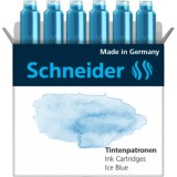 Set 6 patroane de cerneala - Schneider Ice Blue | Schneider