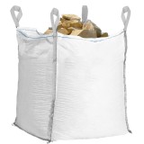 Sac gradina big bag pentru frunze si deseuri vegetale, 1200 L, 1000 kg, 90x90x145 cm, alb Household NewTrend