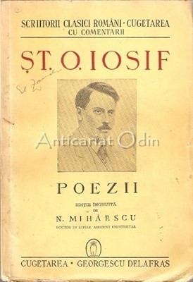 Poezii - St. O. Iosif - 1943 foto