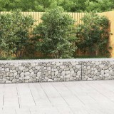 Cumpara ieftin Perete gabion cu capace, 300 x 50 x 50 cm, oțel galvanizat, vidaXL