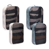 Set saculeti de depozitare Thule Family Packing Cube, 4 piese, alb/albastru