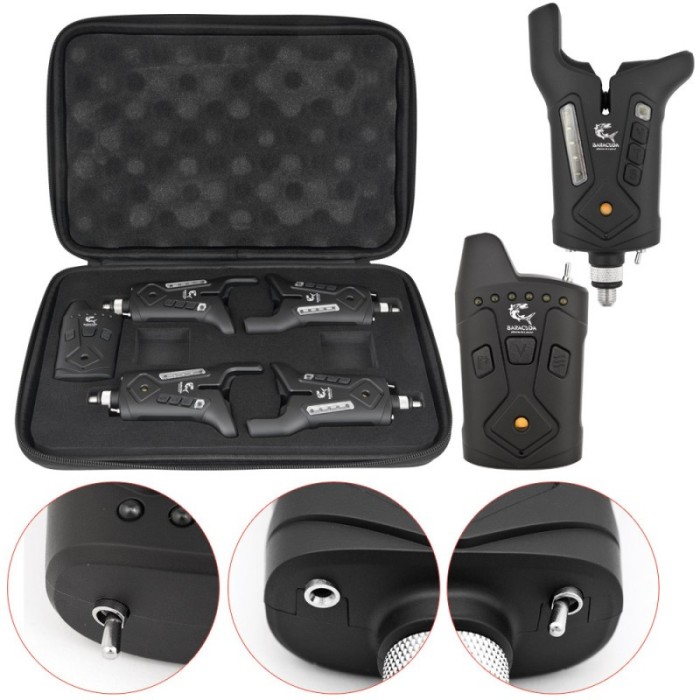 STATIE Set 4 avertizoare feeder wireless + receptor Baracuda RF2198