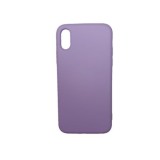 Husa silicon soft-touch compatibila cu Apple IPhone Xs Max, Mov lila, ALC MOBILE