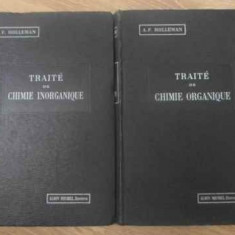 TRAITE DE CHIMIE INORGANIQUE. TRAITE DE CHIMIE ORGANIQUE VOL.1-2-A.F. HOLLEMAN