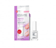 Tratament profesional pentru unghii, Eveline Cosmetics, White Nails, 12 ml foto