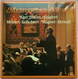 KARL BOHM - Mozart / Schubert / Wagner / Strauss - Cutie cu 3 Viniluri Deutsche Grammophon Perfecte