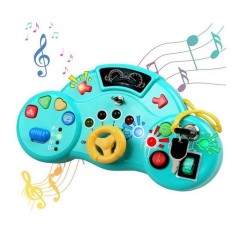 Jucarie interactiva centru de activitati cu panou de bord si volan