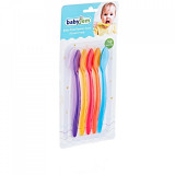 Cumpara ieftin Set 5 lingurite multicolore BabyJem Rainbow