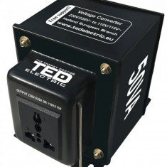 Transformator de tensiune, Convertor de la 220V la 110V si Reversibil 50VA 50W, TED Electric