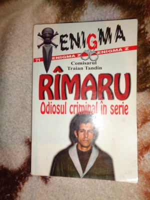 Cazul Rimaru ( Cazul Ramaru ) / roman-document- Traian Tandin (251 pagini ) foto