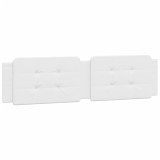 Cumpara ieftin Perna pentru tablie pat, Zadar, alb, 193 cm, piele artificiala