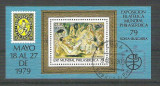 Cuba 1979 Paintings, perf. sheet, used AA.066, Stampilat