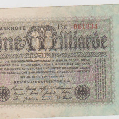 1 MILIARD MARCI GERMANIA 23 SEPTEMBRIE 1923 UNIFATA/UNC