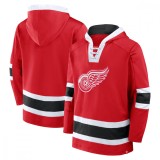 Detroit Red Wings hanorac de bărbați cu glugă Mens Laced Hockey - L
