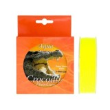 Nylon/fir monofilament Aqua Crocodile Fluo-Carp 600 m, galben fluo 0.40 mm