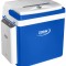 Lada frigorifica auto si camping ZORN Z 26 LNE, 25 litri, alimentare 12V/230V + acumulator extern Li-ion 7.8 Ah, racire-incalzire, alb-albastru