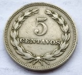 457. Moneda El Salvador 5 centavos 1956, America Centrala si de Sud