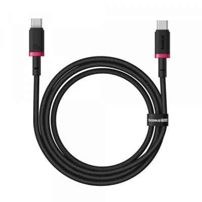 Cablu Date si Incarcare USB-C - USB-C Baseus Dura Series, 100W, 2m, Rosu P10377803U01-03 foto