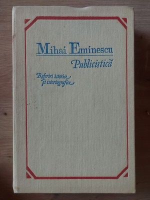 Publicistica- Mihai Eminescu foto