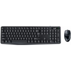 KIT wired GENIUS USB, tastatura 104 taste (concave) + mouse optic 1000dpi, 12 taste multimedia, 3 butoane, black, &quot;KM-170&quot; &quot;31330006401&quot; (timbru verde