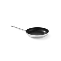 Tigaie profesionala teflonata, 24 cm diametru x 4.5 cm inaltime, inox cu strat anti-aderent Teflon Platinium Plus