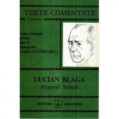 Lucian Blaga - Mesterul Manole - 122212 foto