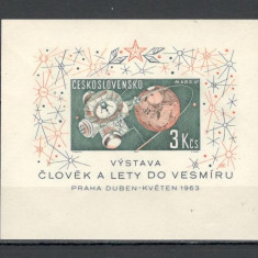 Cehoslovacia.1963 Cosmonautica-Bl. XC.337