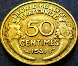 Cumpara ieftin Moneda istorica 50 CENTIMES - FRANTA, anul 1931 * cod 4910 C = excelenta!, Europa