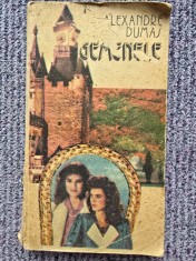 GEMENELE - ALEXANDRE DUMAS, 1992, 370 pagini, stare buna