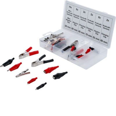 Trusa cu diferite cleme electrice foto