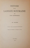 HISTOIRE DE LA LANGUE ROUMAINE