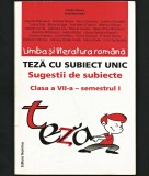 Cumpara ieftin SUGESTII DE SUBIECTE. TEZĂ CU SUBIECT UNIC LIMBA ȘI LITERATURA ROM&Acirc;NĂ - V. GORAN