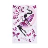Autocolante de perete, Zana si fluturi, 32x50 cm, ATU-081182, Oem