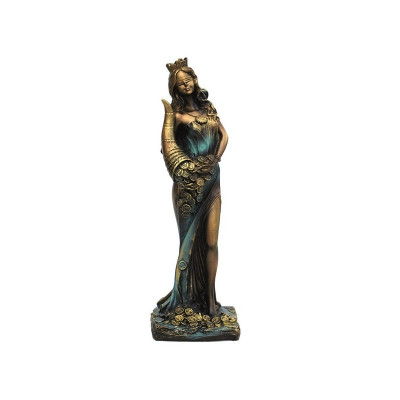 Statueta Fata cu tolba de bani 10x30 cm foto