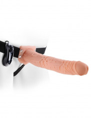 Strap-on/Extensie Penis Cu Vibratii, Natural, 28 cm foto