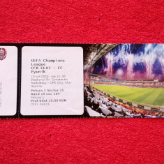 Bilet meci fotbal CFR CLUJ-PYUNIK YEREVAN(UEFA Champions League 13.07.2022)