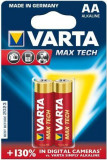 Baterii alcaline R6 AA Varta MaxTech 2buc/blister