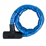 Cablu Antifurt Moto Oxford Barrier Armoured Cable, Albastru, 1.4m x 25mm