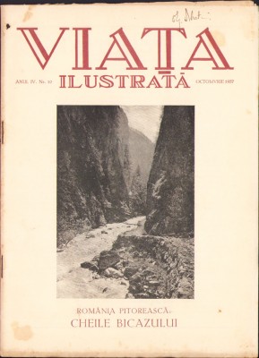 HST Z349 Revista Viața ilustrată 10/1937 foto