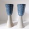 2 cupe tip pocal, ceramica, stantate JH, 22.5cm, gresie Jane Hamlyn Salt Glazed