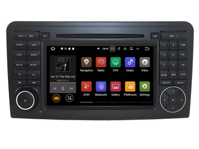 Navigatie Auto Multimedia cu GPS Mercedes ML W164, GL X164 (2005 - 2012), Android 10, 2GB RAM + 16GB ROM, Internet, 4G, Aplicatii, Waze, Wi-Fi, USB, B foto