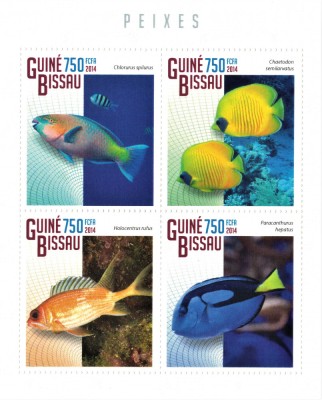 GUINEEA-BISSAU 2014 - Pesti /set complet MNH - bloc+colita ( 2 imagini) foto