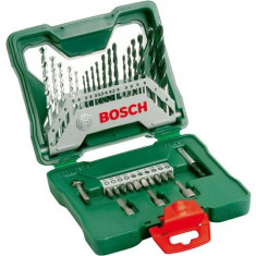 Set 33 accesorii Bosch X-line, Biti, Burghie Lemn, Metal si Zidarie