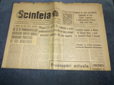 ZIARUL SCANTEIA 29 OCTOMBRIE 1968 foto