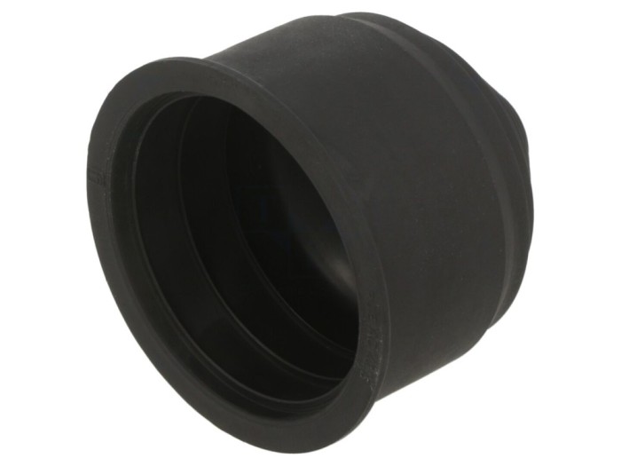 Capac de capăt conductă elastomer negru