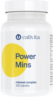 Power Mins Complex de 10 Minerale Esentiale (100 Capsule) - Calivita foto