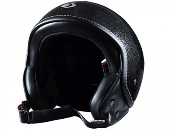 Casca chopper TRENDY 18 T-101, negru cu sclipici, marimea XS