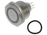 Comutator Anti-Vandalism ONPOW 2 Poziții SPDT 3A/220VAC IP65 GQ30-L-11ZE/J/W/12V